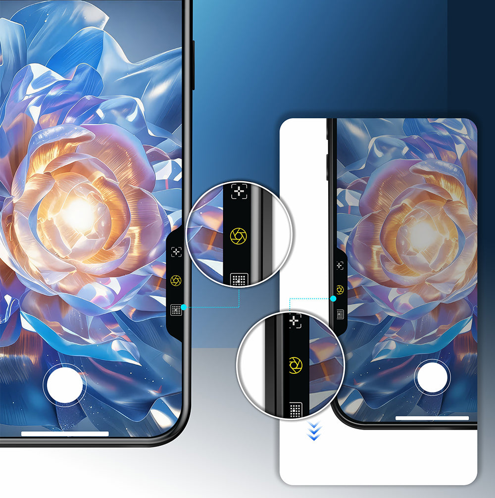 Apple iPhone 17 Pro Mohseven Pure Safir Coating HD 3D Glue Temperli Cam Ekran Koruyucu