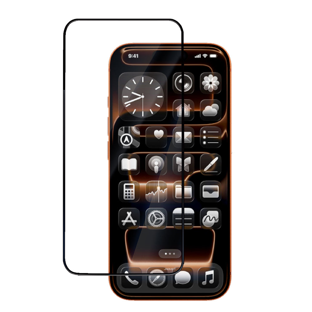 Apple iPhone 17 Pro Mohseven Safir Coating HD 3D Glue Temperli Cam Ekran Koruyucu