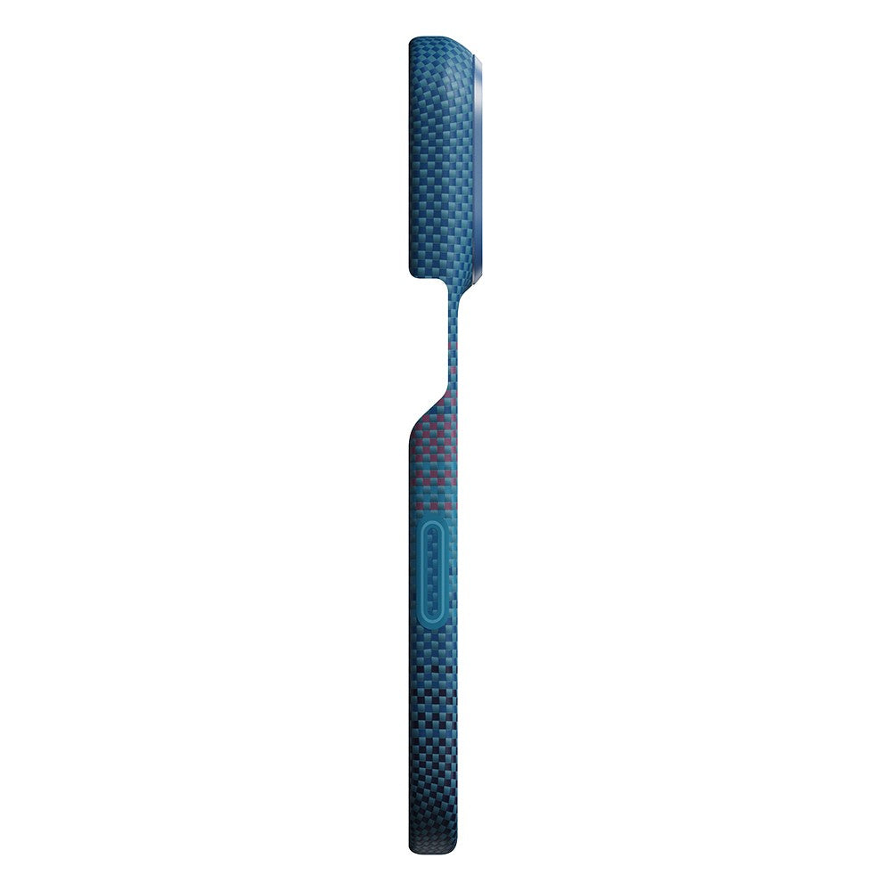 Apple iPhone 18 Pro Kılıf M-safe Şarj Özellikli Aramid Karbon Fiber Pitaka Moonrise 2.0 Nights Serisi Kapak