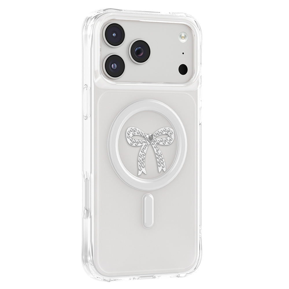 Apple iPhone 18 Pro Kılıf M-Safe Şarj Özellikli Zore Paris Mova Sert PC Kapak