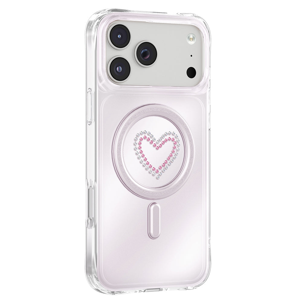 Apple iPhone 18 Pro Kılıf M-Safe Şarj Özellikli Zore Paris Mova Sert PC Kapak