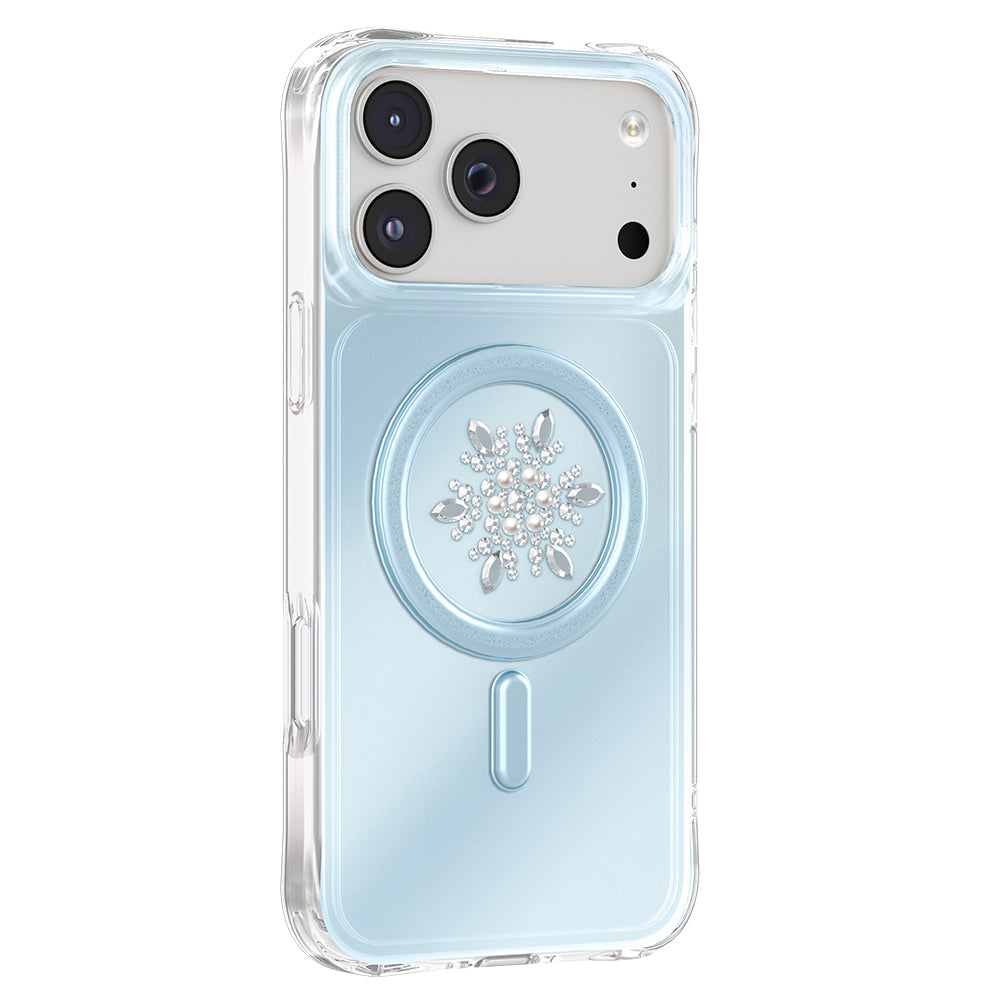 Apple iPhone 18 Pro Kılıf M-Safe Şarj Özellikli Zore Paris Mova Sert PC Kapak
