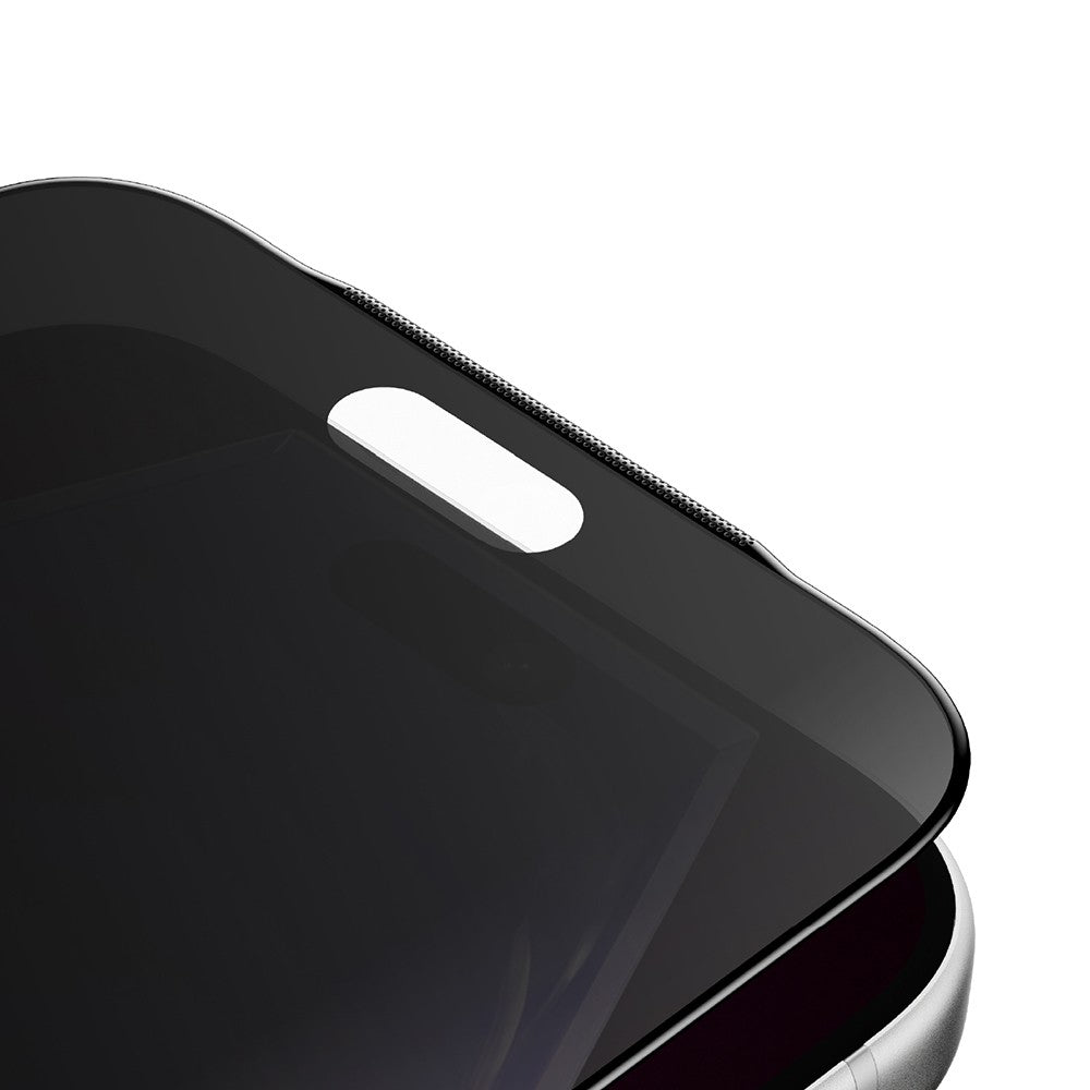 Apple iPhone 18 Pro Max Amazingthing Titan Privacy Parmak İzi Bırakmayan Temperli Cam Ekran Koruyucu