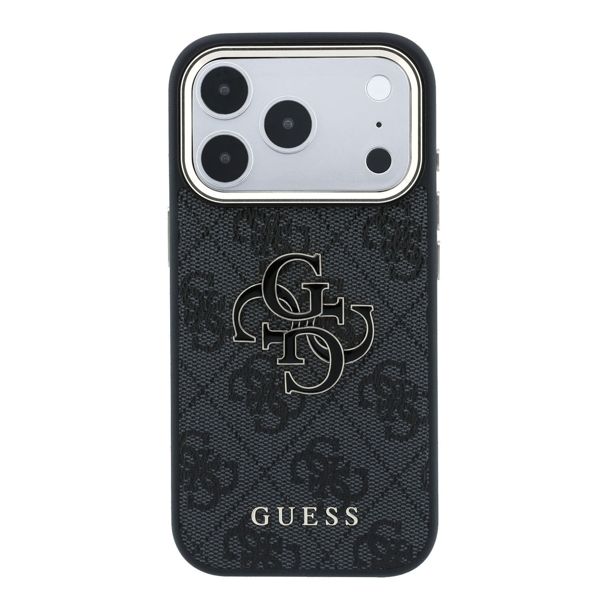 Apple iPhone 18 Pro Max Kılıf Guess Orjinal Lisanslı 4G Büyük Resin Logolu PU Kapak