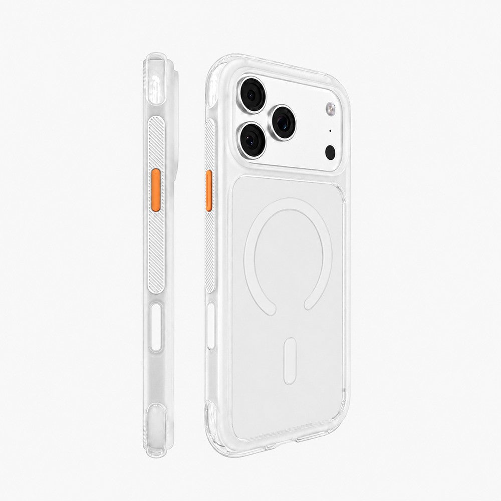Apple iPhone 18 Pro Max Kılıf M-safe Şarj Özellikli Airbag Tasarımlı Mutural Air Shield Serisi Kapak