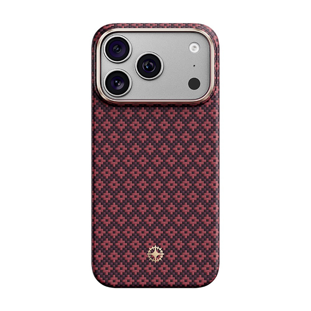 Apple iPhone 18 Pro Max Kılıf M-Safe Şarj Özellikli Benks ArmorAir ArmorGrid Serisi C1 Kevlar Karbon Kapak