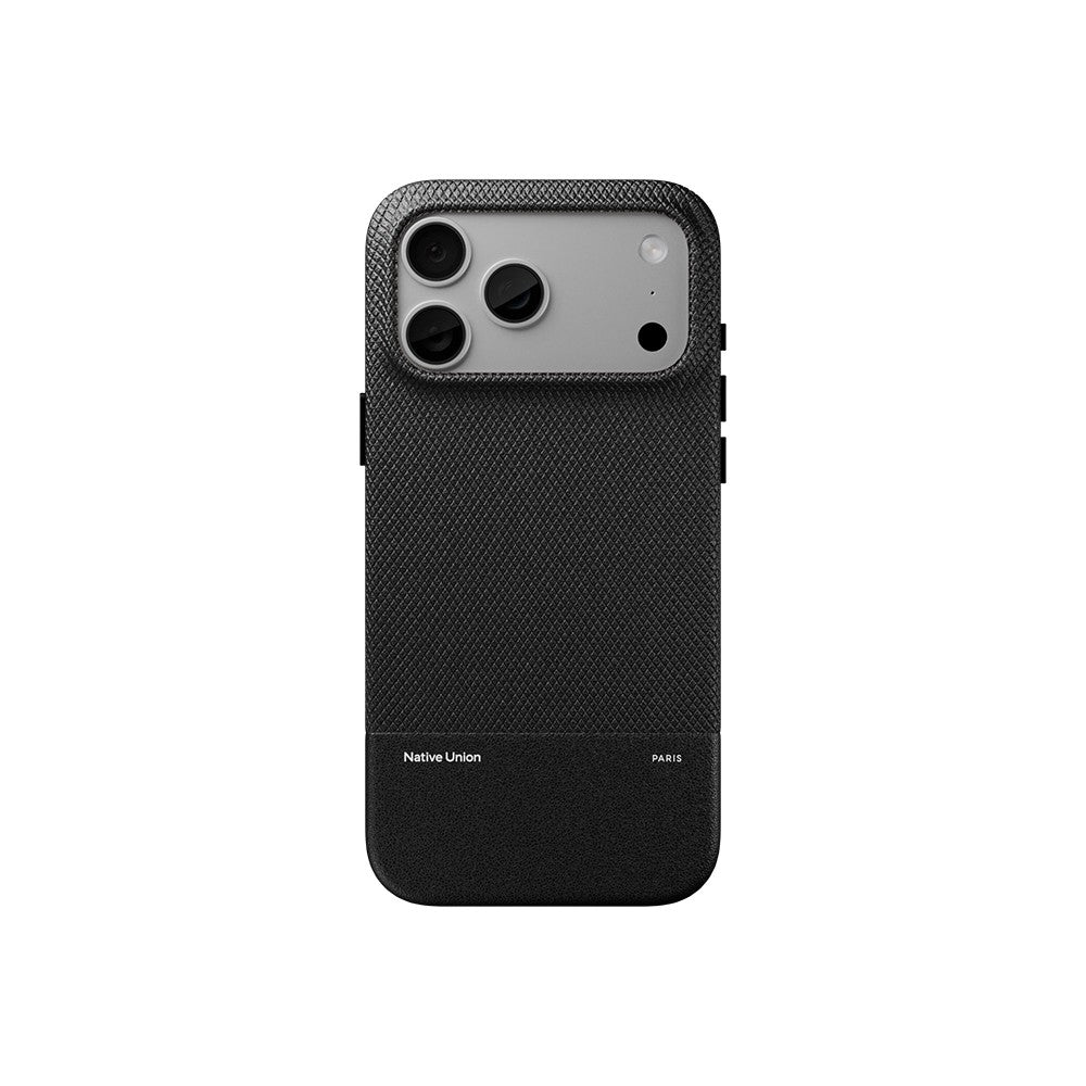 Apple iPhone 18 Pro Max Kılıf M-safe Şarj Özellikli Deri Dokulu Native Union RE Classic Serisi Kapak