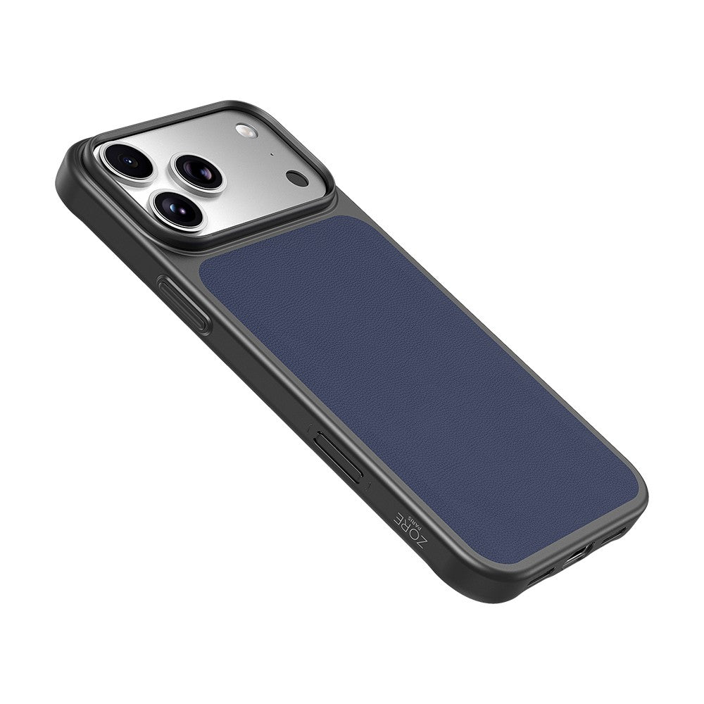 Apple iPhone 18 Pro Max Kılıf M-Safe Şarj Özellikli PU Zore Paris Trexo Sert PC Kapak