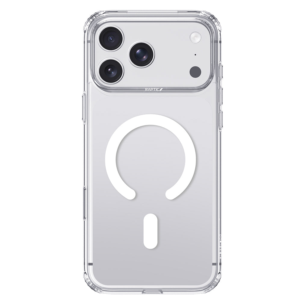 Apple iPhone 18 Pro Max Kılıf M-Safe Şarj Özellikli Raptic Air Clear Serisi Airbagli Kapak