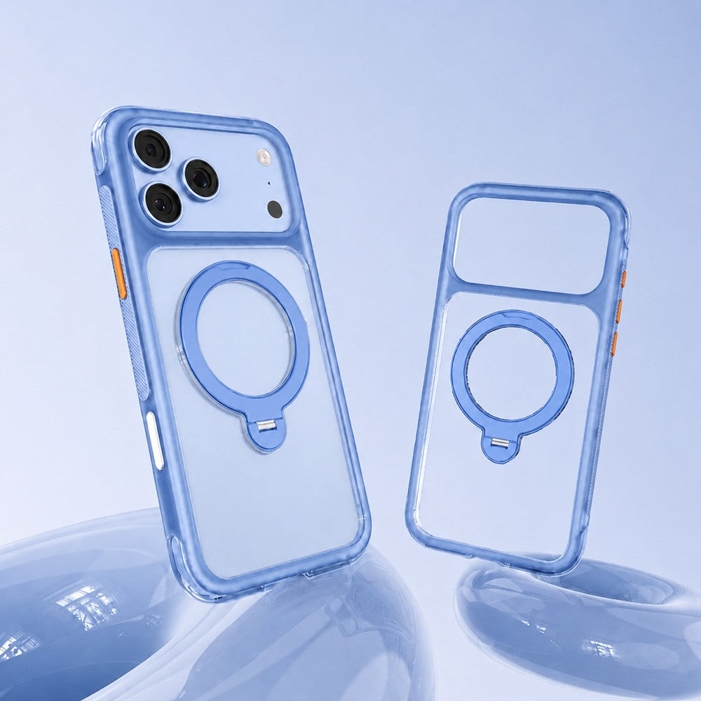 Apple iPhone 18 Pro Max Kılıf M-safe Şarj Özellikli Standlı Airbag Tasarımlı Mutural Air Shield Serisi Kapak