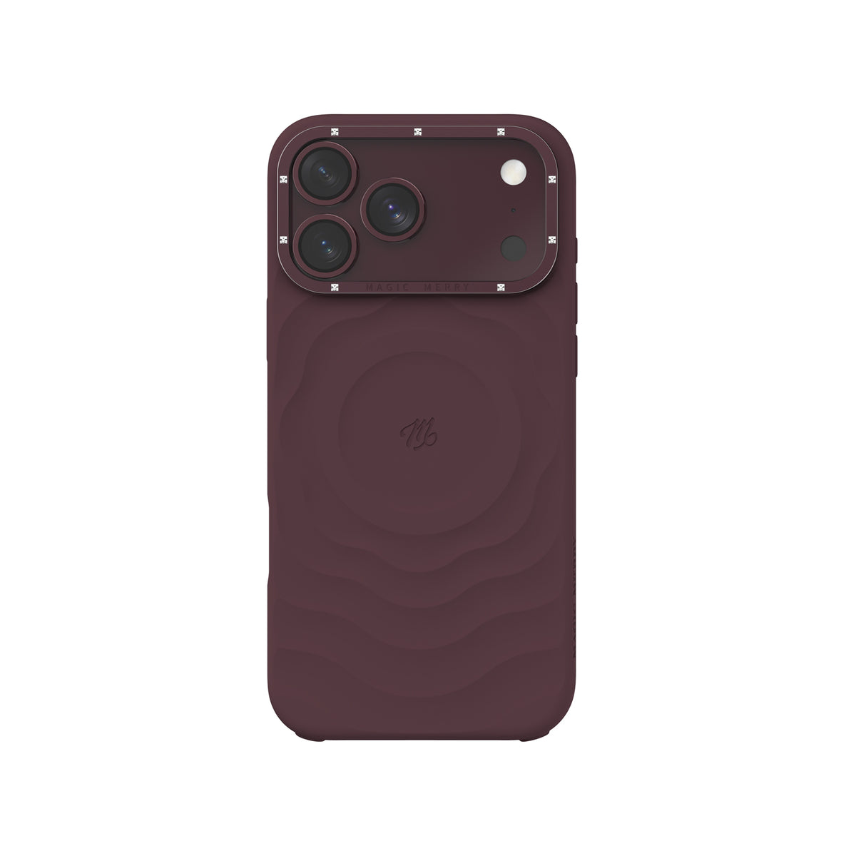 Apple iPhone 18 Pro Max Kılıf M-safe Şarj Özellikli Wiwu Magic Merry Blossom Drift Serisi Kapak