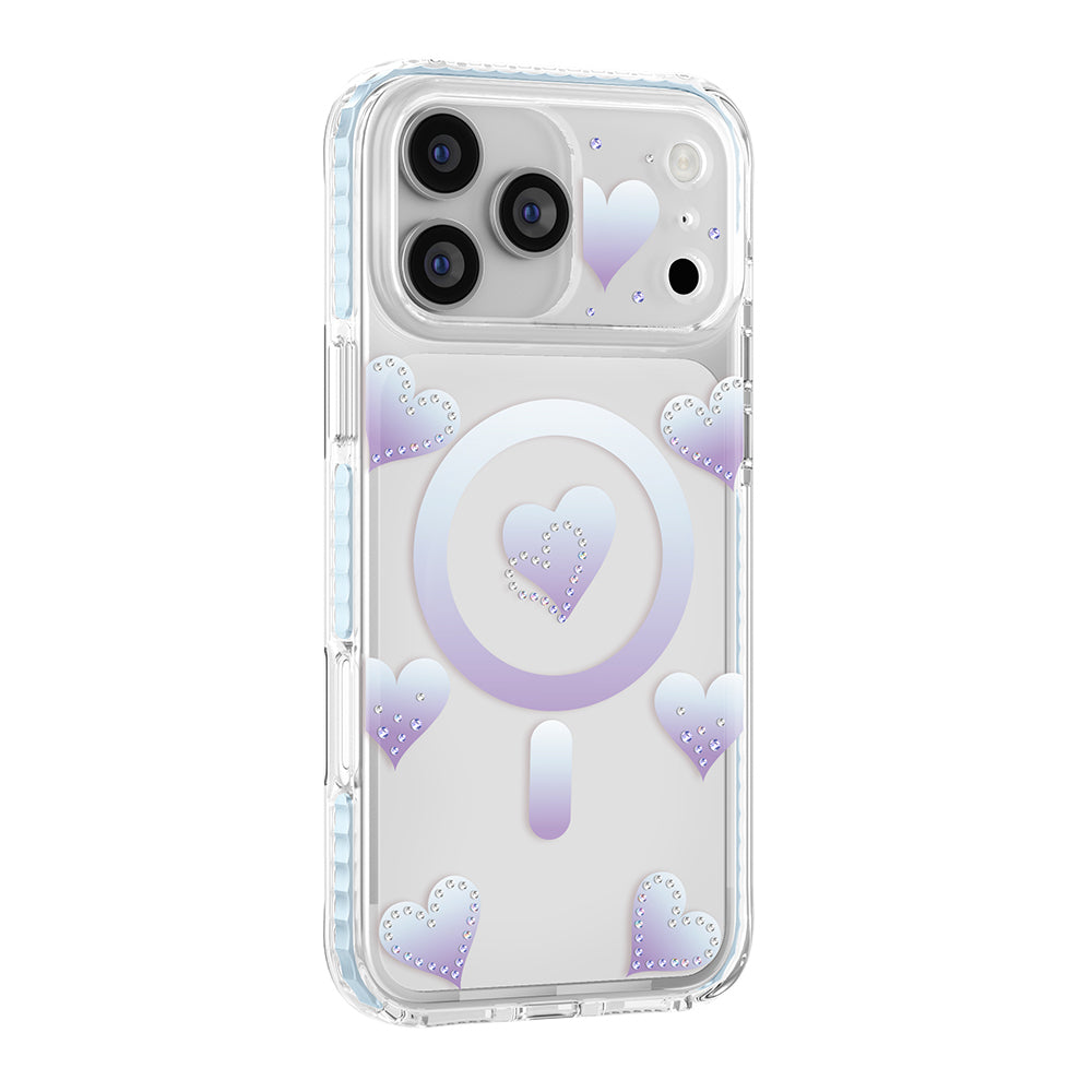 Apple iPhone 18 Pro Max Kılıf M-Safe Şarj Özellikli Zore Paris Elvo Sert PC Kapak