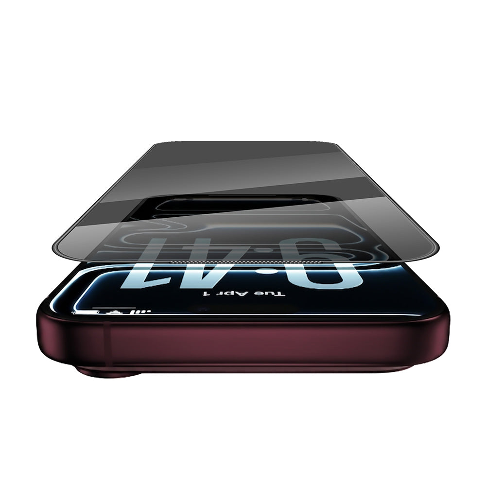 Apple iPhone 18 Pro Wiwu GT-015 Özellikli Çok Katmanlı Temperli iPrivacy Cam Ekran Koruyucu 10'lu Paket
