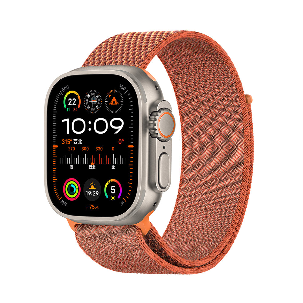 Apple Watch 10 46mm Kordon Wiwu WB501 CloudFlex Serisi Hasır Örgü Strap Kayış