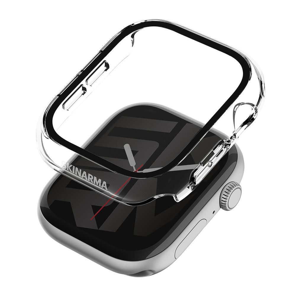 Apple Watch 12 42mm Skinarma Gado Sert Silikon Kasa ve Ekran Koruyucu