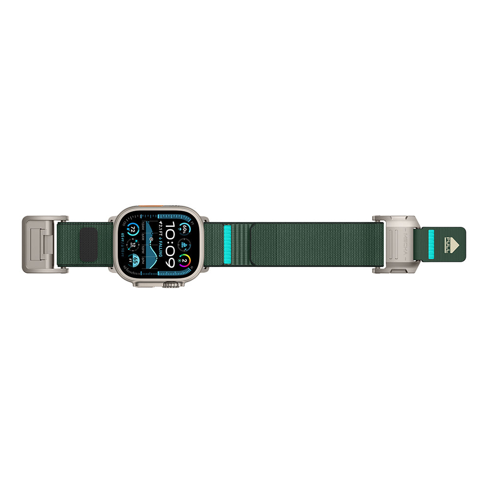 Apple Watch 44mm Mohseven iWatch Mecha Sport Hasır Kordon