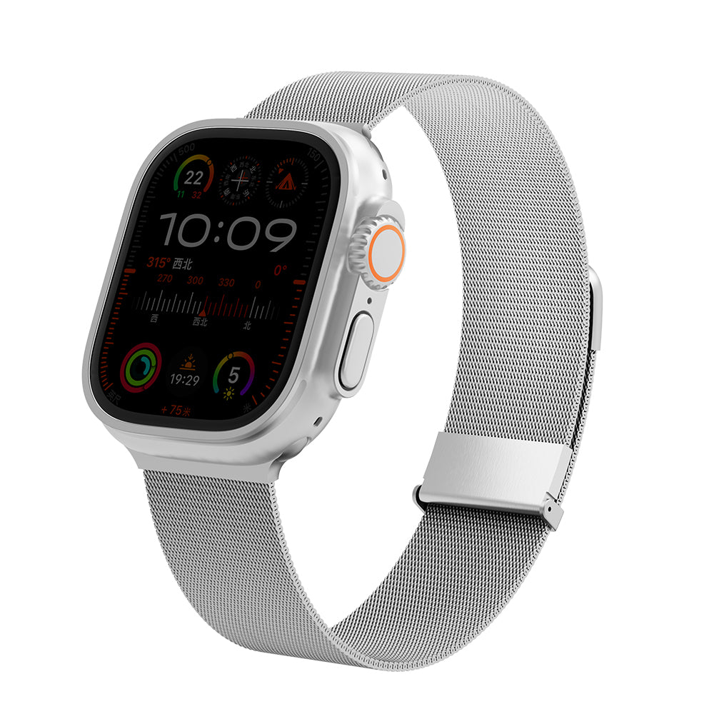 Apple Watch 7 45mm Wiwu MagFlex Secure Serisi Metal Kordon