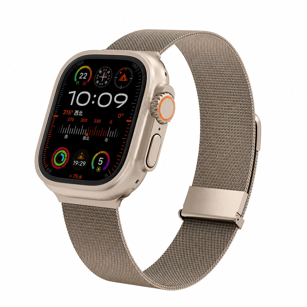 Apple Watch 7 45mm Wiwu MagFlex Secure Serisi Metal Kordon