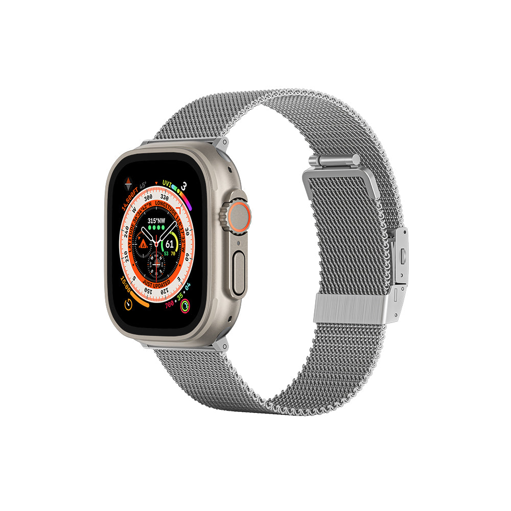 Apple Watch Ultra 49mm Amazing Thing Titan Metal Hasır Kordon