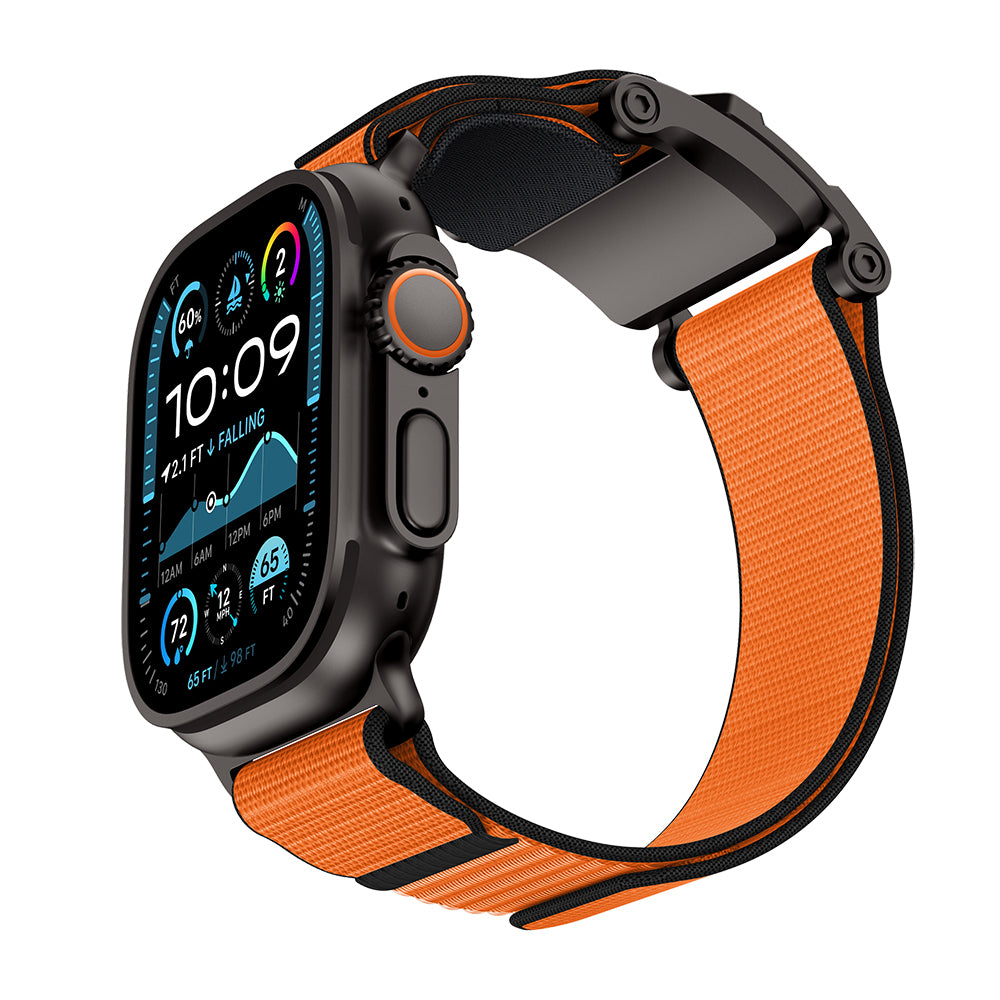 Apple Watch Ultra 49mm Mohseven iWatch Mecha Sport Hasır Kordon