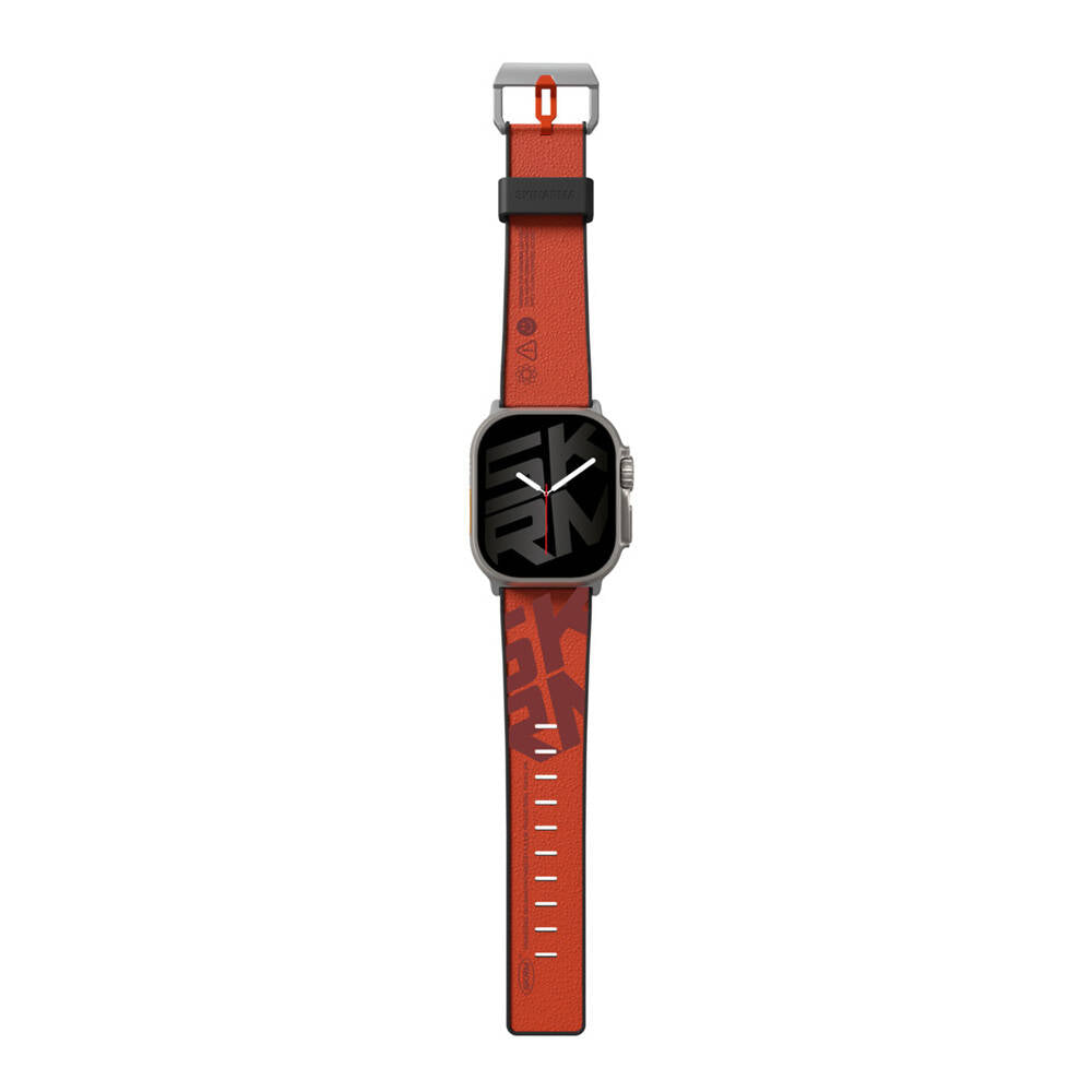 Apple Watch Ultra 49mm SkinArma Spunk Serisi PU Deri Kordon