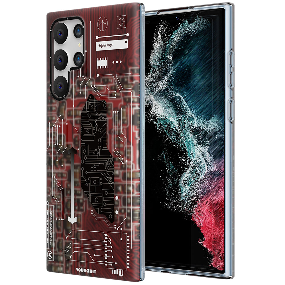 Galaxy S22 Ultra Kılıf YoungKit Technology Serisi Kapak