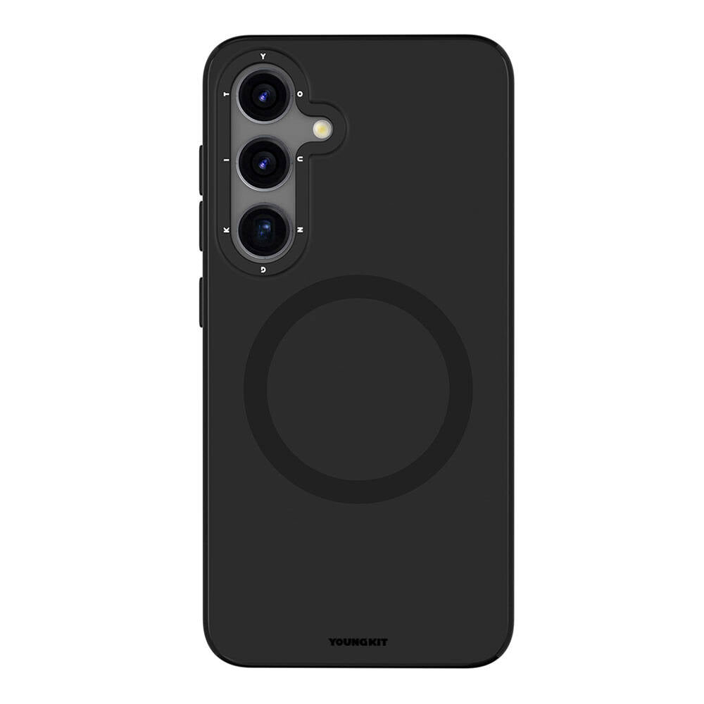 Galaxy S24 Kılıf M-safe Şarj Özellikli Çizilmeye Ve Aşınmaya Dayanıklı Youngkit Velvet Serisi Kapak