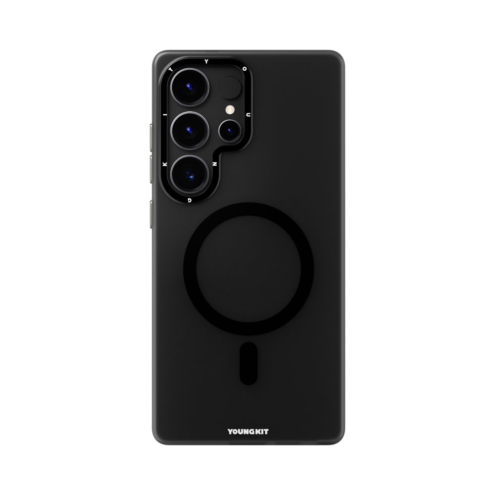 Galaxy S25 Ultra Kılıf M-safe Şarj Özellikli Youngkit Hidden Sand Serisi Kapak