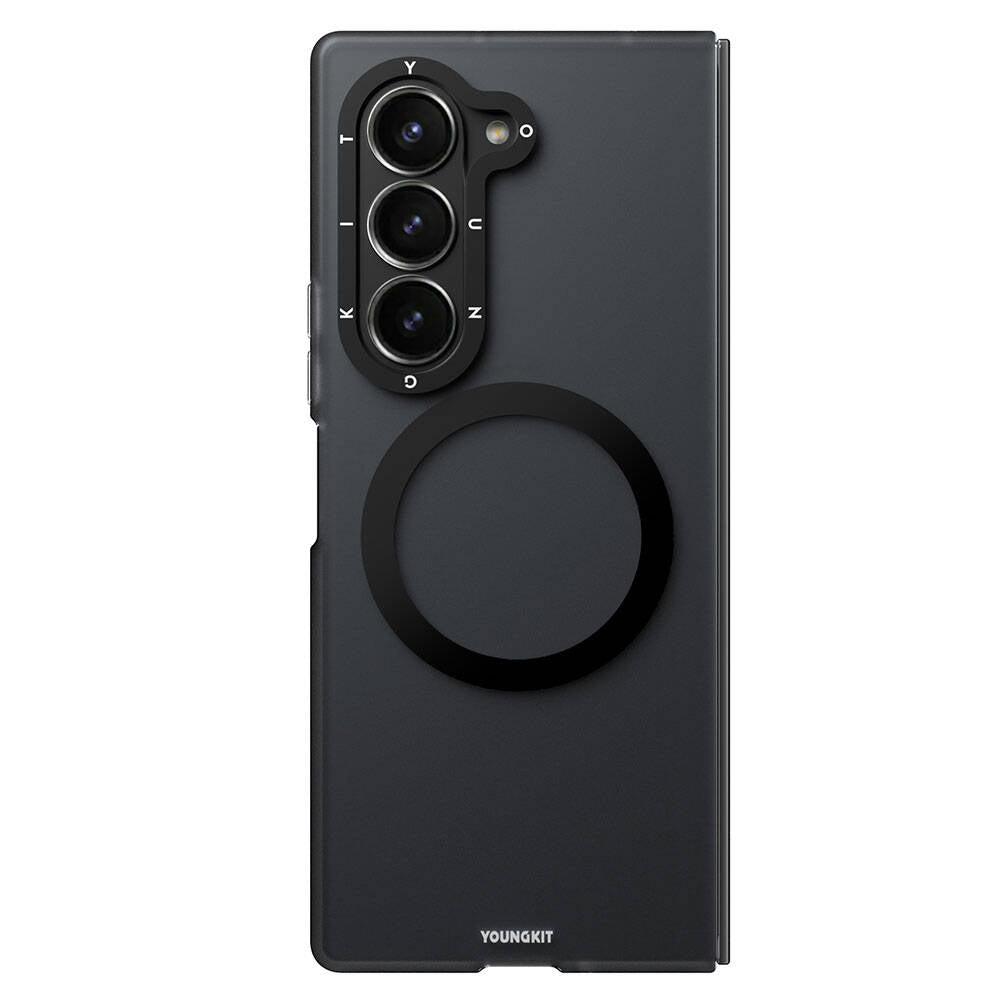 Galaxy Z Fold 6 Kılıf M-safe Şarj Özellikli Youngkit Hidden Sand Serisi Kapak