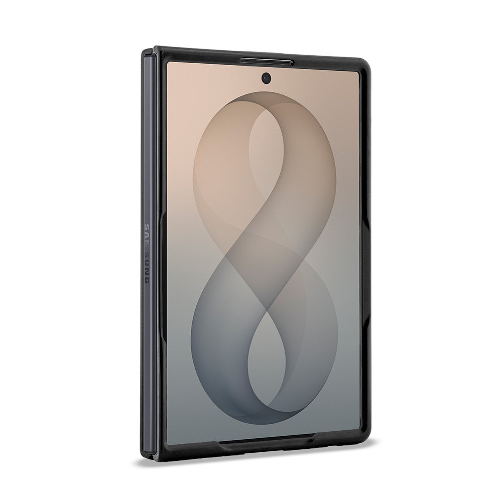 Galaxy Z Fold 8 Kılıf Guess Orjinal Lisanslı M-safe Şarj Özellikli PU Deri 4G Desenli Yazı Logolu Kapak