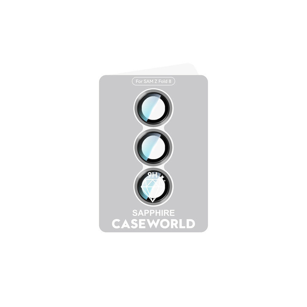 Galaxy Z Fold 8 Ultra CaseWorld Alloy Serisi Oleofobik Anti Reflective Kamera Lens Koruyucu
