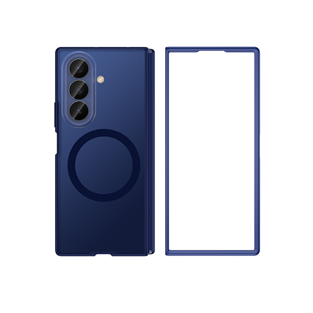 Galaxy Z Fold 8 Ultra Kılıf M-safe Şarj Özellikli Arkası Mat Sert PC Wlons Vena Kapak
