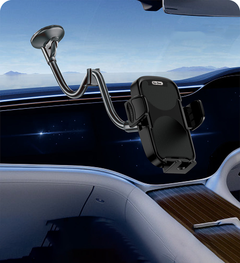 Go Des GD-HD251 Esnek Vantuzlu Tasarım Araç Telefon Tutucu