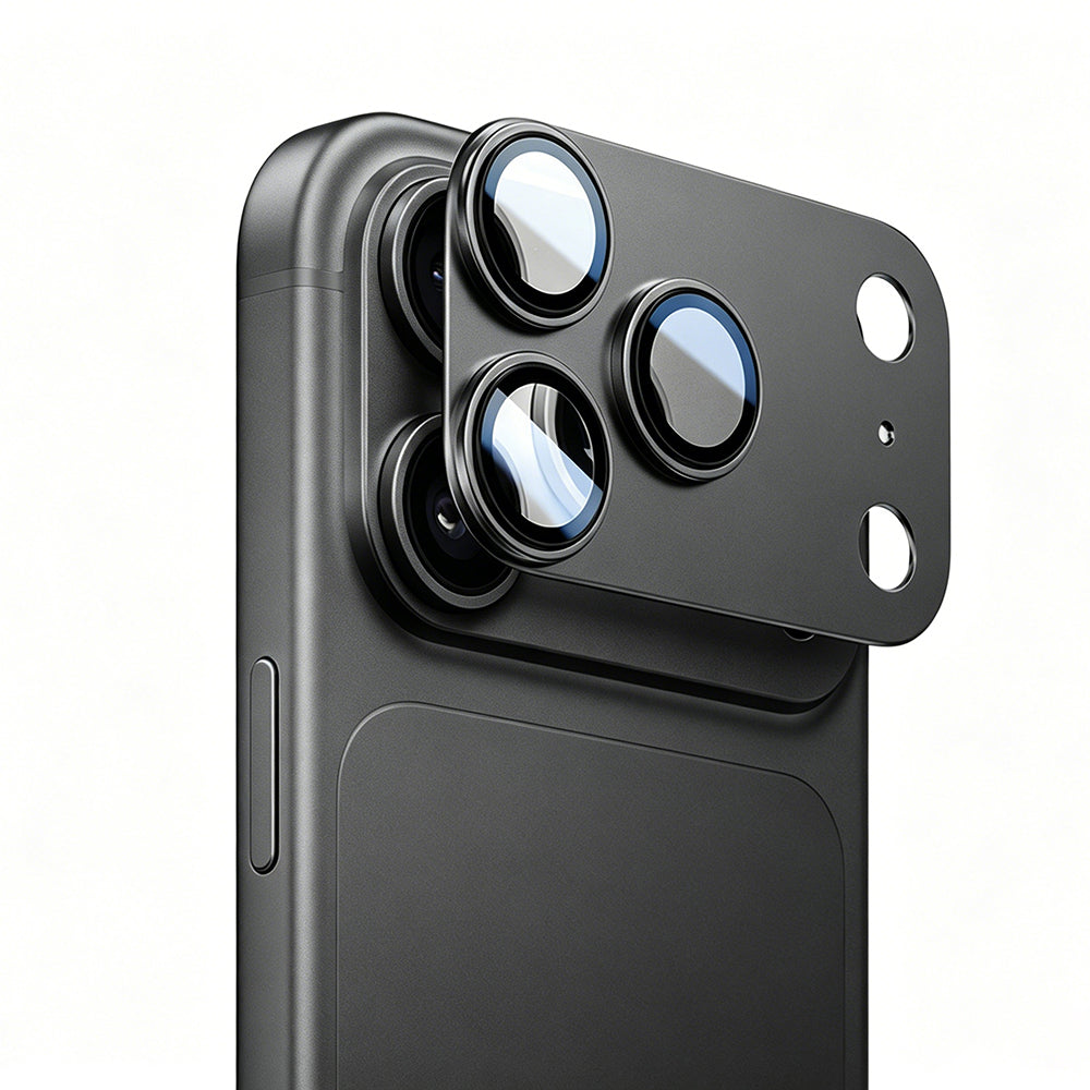 iPhone 18 Pro Max Mohseven Sapphire Alüminyum Safir Kamera Lens Koruyucu