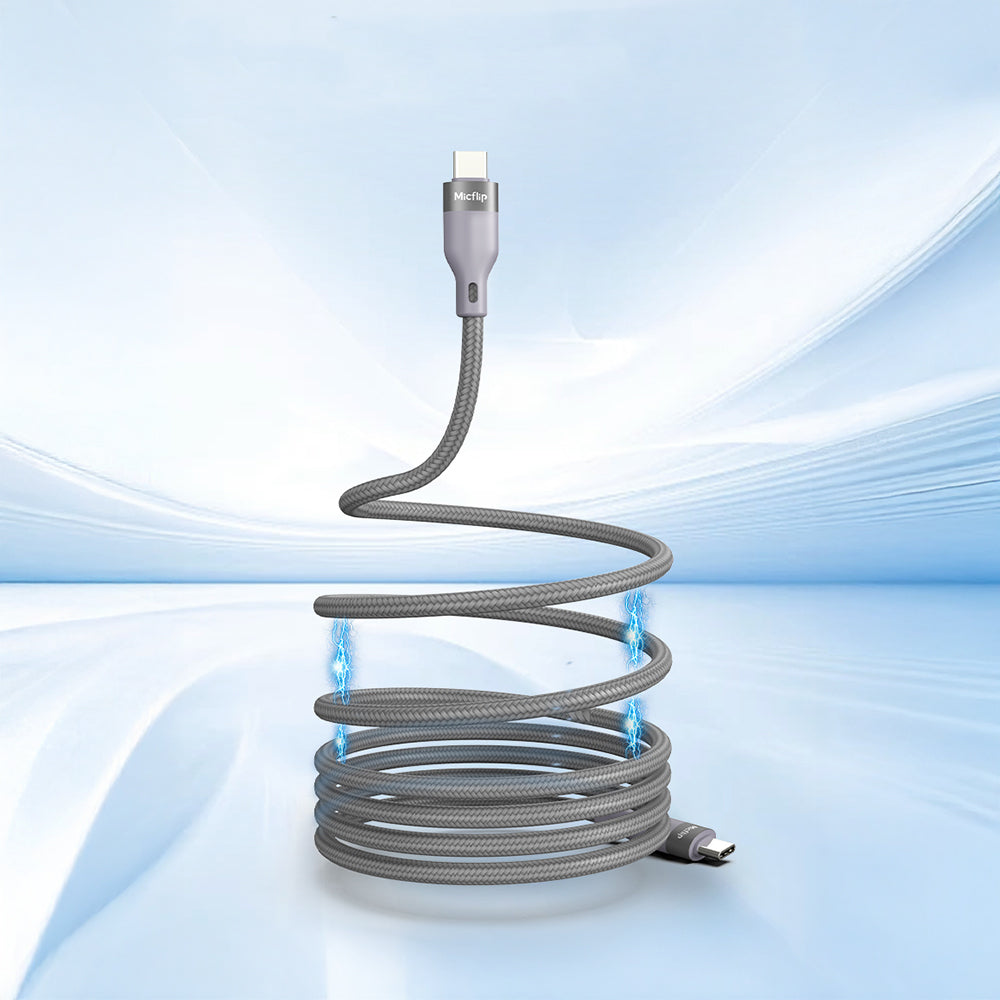 Micflip A25 Type-C to Type-C PD Hızlı Şarj Özellikli Data ve Şarj Kablosu 240W 2M