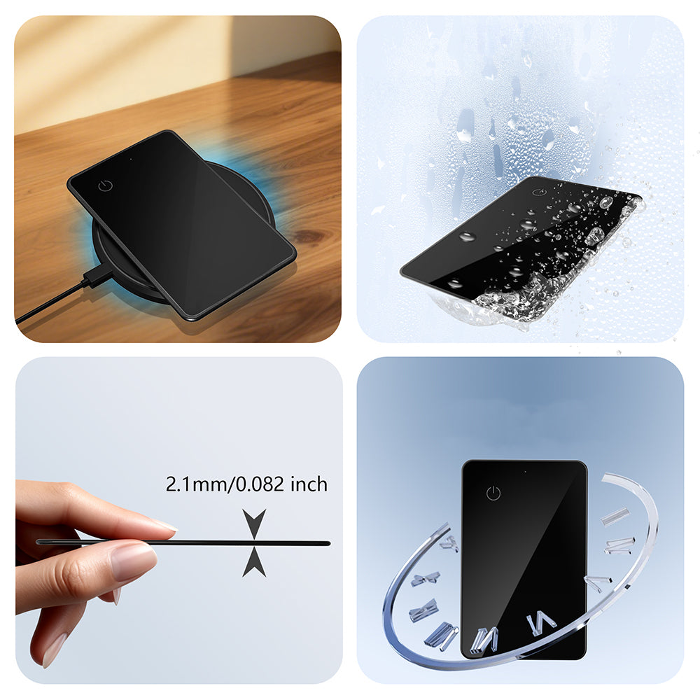 Micflip P045 Suya Dayanıklı iOS ve Android Cihazlar için Wireless Şarj Özellikli Akıllı Kart