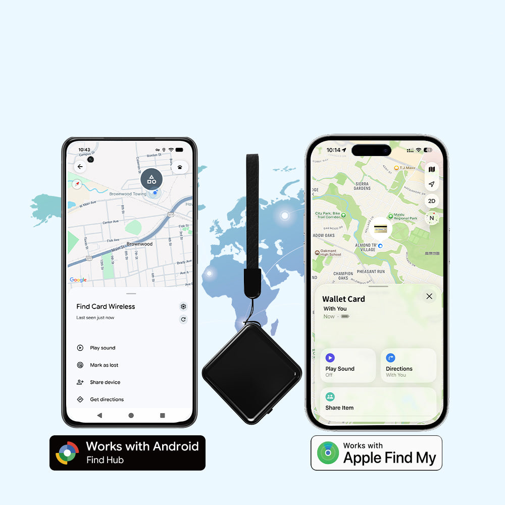 Micflip P25 Suya Dayanıklı iOS ve Android Cihazlar için Type-C Şarj Portlu Akıllı Takip Cihazı
