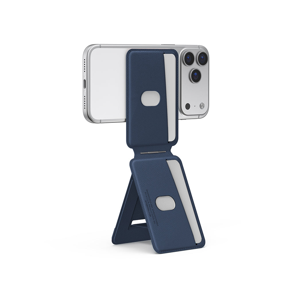 Skinarma Axis Serisi Foldable Stand Özellikli Deri Tasarımlı Kartlık