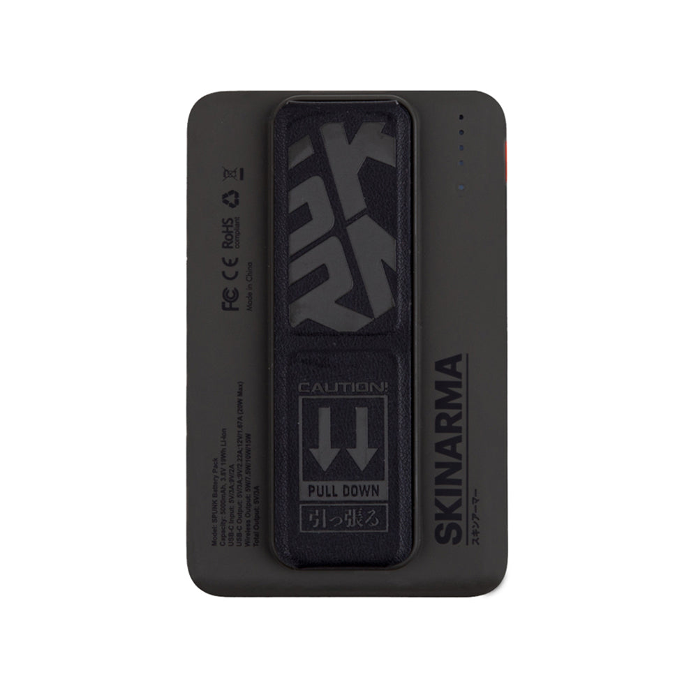 SkinArma Spunk Taşınabilir Wireless Şarj ve PD Hızlı Şarj Özellikli Powerbank 15W 5000mAh