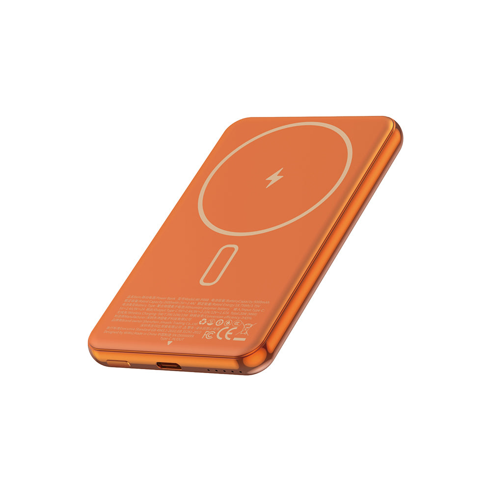Wiwu Wi-P088 LED Işık Göstergeli PD 20W Kablosuz Powerbank 5000mAh 15W