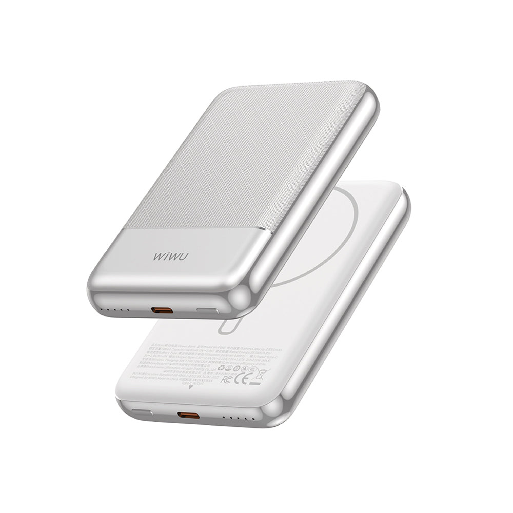 Wiwu Wi-P089 LED Işık Göstergeli PD 20W Kablosuz Powerbank 10.000mAh 15W