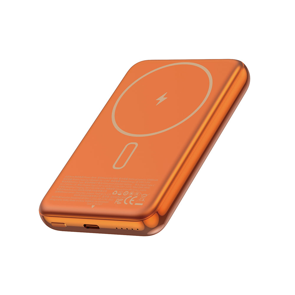 Wiwu Wi-P089 LED Işık Göstergeli PD 20W Kablosuz Powerbank 10.000mAh 15W
