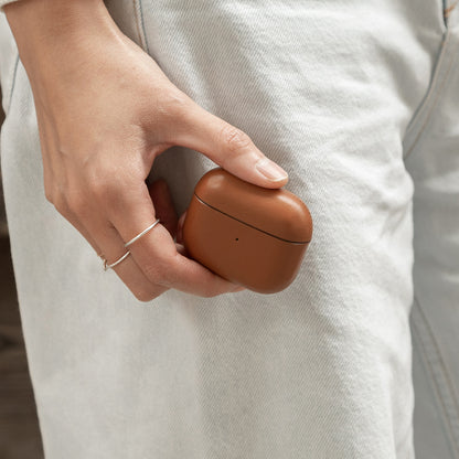 Apple AirPods 3.Nesil Kılıf M-Safe Şarj Özellikli Native Union Hakiki Nappa Derisi Klasik Kapak