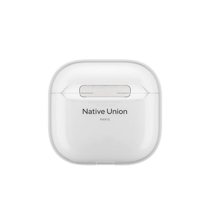 Apple AirPods 4 Kılıf Qi M-Safe Şarj Özellikli Native Union RE Clear Serisi Silikon Kapak