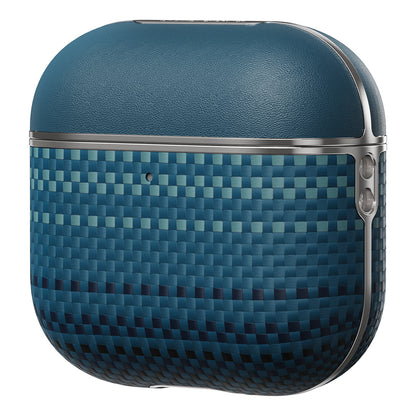 Apple Airpods Pro 2 Kılıf Aramid Fiber Pitaka Tactile Woven Sunset-Moonrise Serisi Kapak