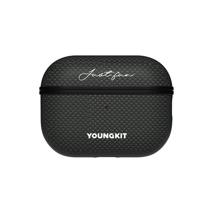 Apple Airpods Pro 2 Kılıf M-safe Şarj Özellikli Aramid Fiber Youngkit 1500D Kevlar Extreme Wing Serisi Kapak