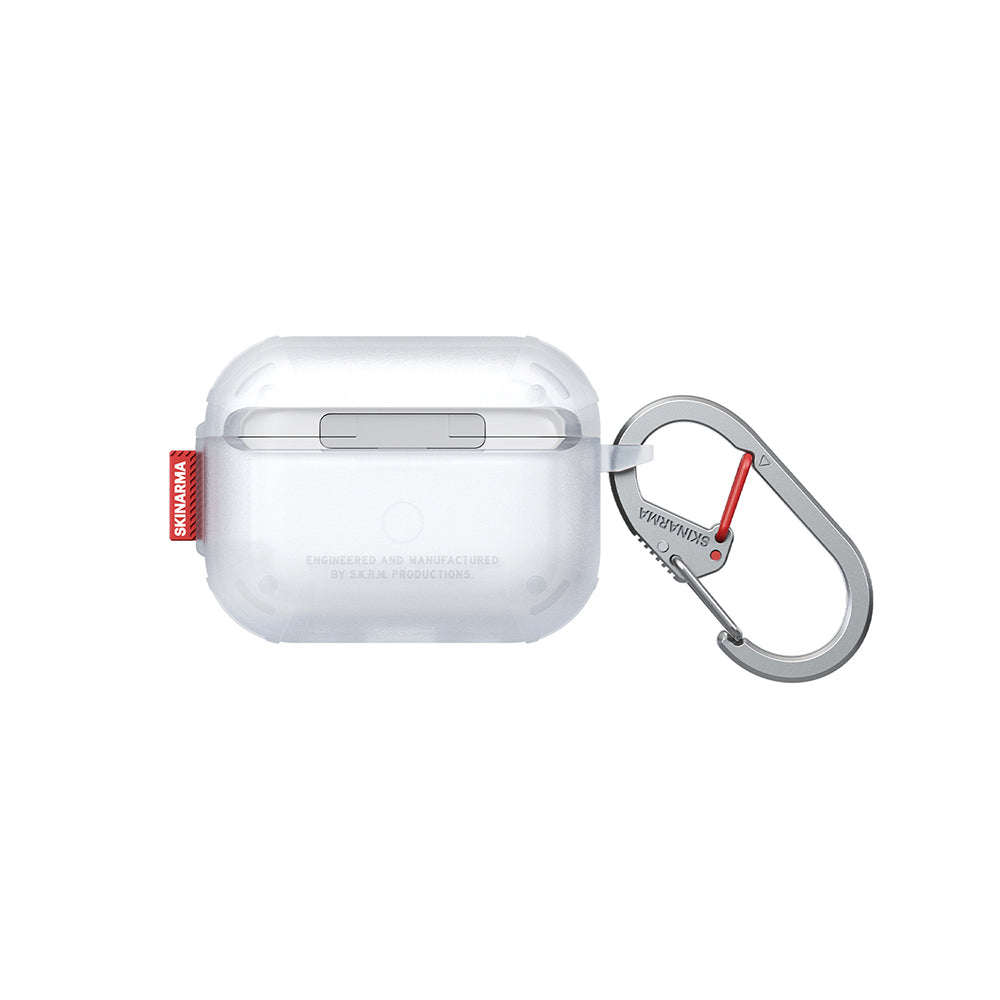 Apple Airpods Pro 3 Kılıf Airbagli Yivli Köşe Kilit Tasarımlı 360 Derece Koruma Skinarma Mecha LE Kılıf