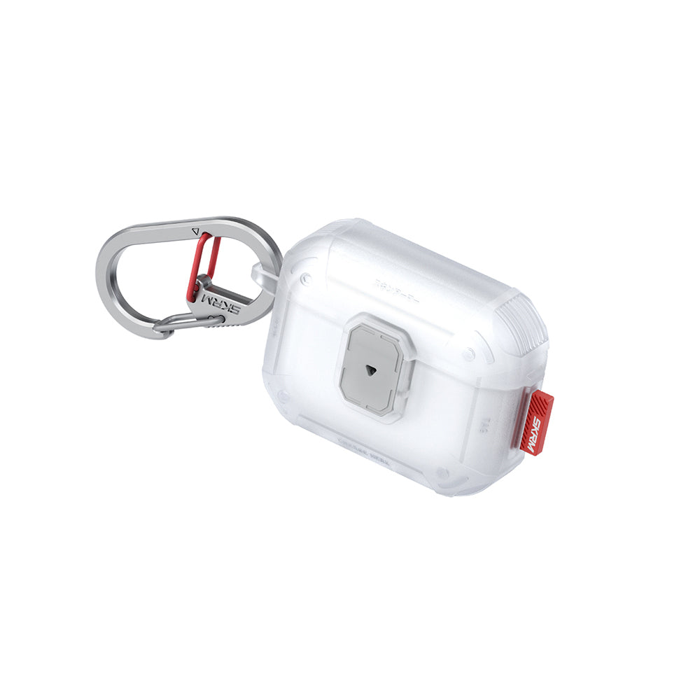 Apple Airpods Pro 3 Kılıf Airbagli Yivli Köşe Kilit Tasarımlı 360 Derece Koruma Skinarma Mecha LE Kılıf