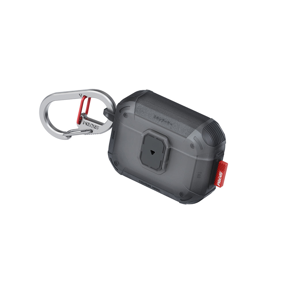 Apple Airpods Pro 3 Kılıf Airbagli Yivli Köşe Kilit Tasarımlı 360 Derece Koruma Skinarma Mecha LE Kılıf