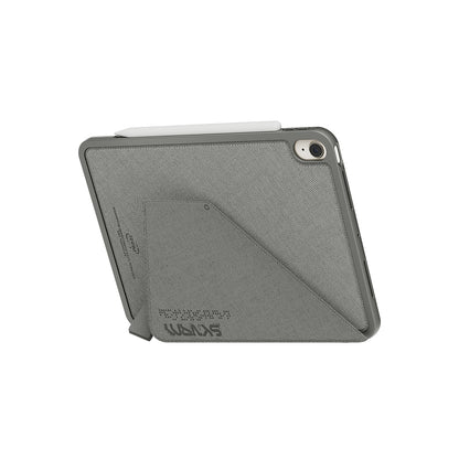 Apple iPad Air 11 2024 Kılıf Skinarma Kalemlikli Dokulu Tasarım Standlı Magnetik Trilon Kılıf